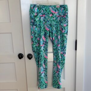 Lilly Pulitzer Blue Horizon Par Fection Corso Pants Size 10 (**tops not incl**)